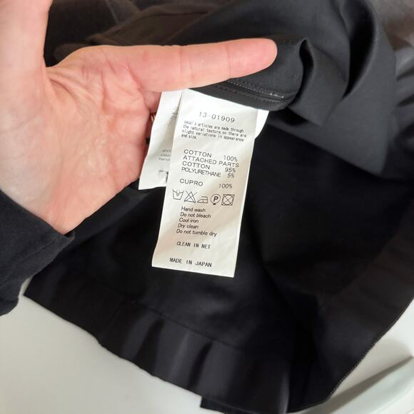 Sacai Grey Black Sweatshirt Docking Mini Dress Size S - Picture 8 of 9